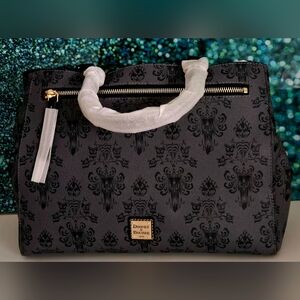 2024 Disney Haunted Mansion Wallpaper  Dooney & Bourke Satchel NWT Sold Out